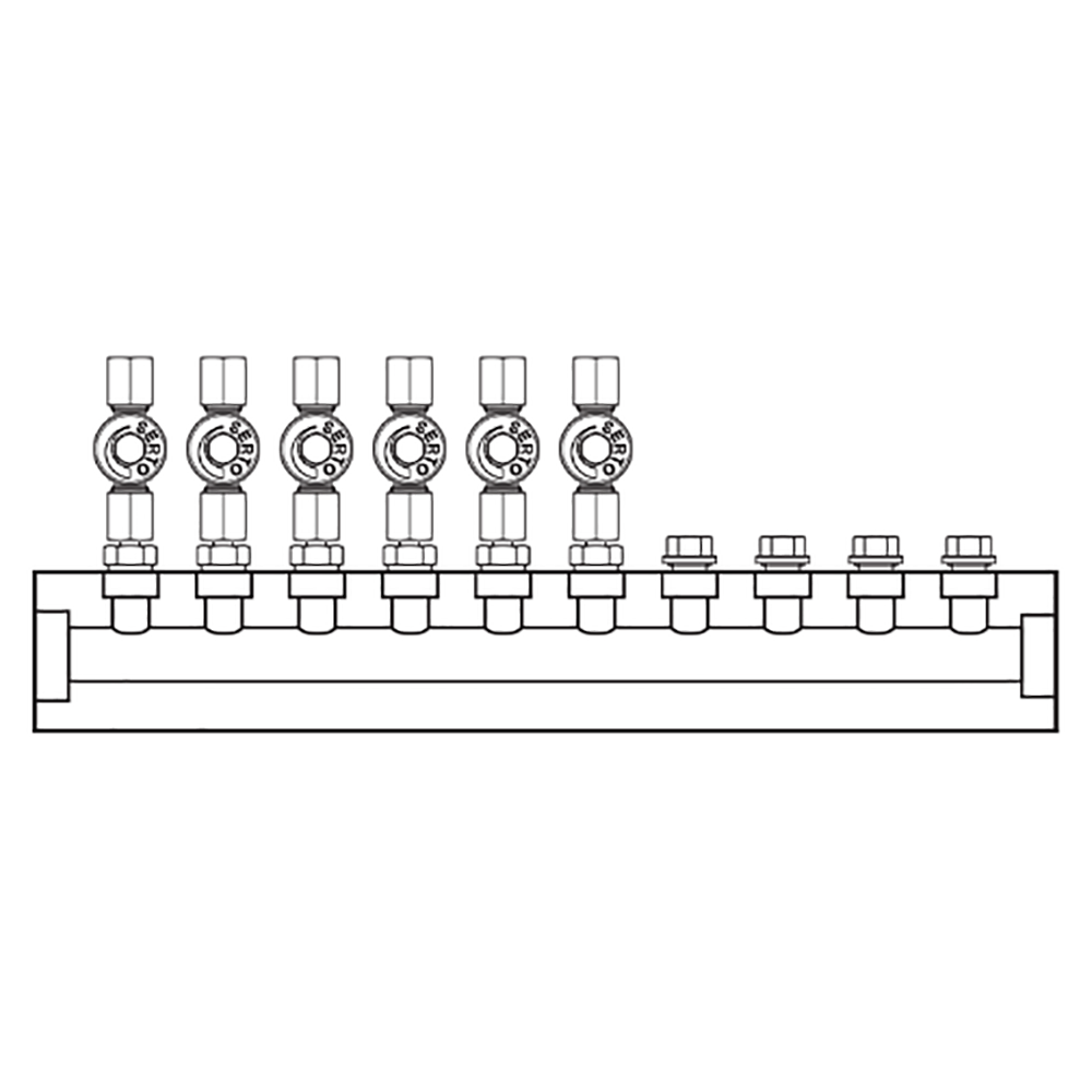 M2066000 Manifolds Stainless Steel Single Sided