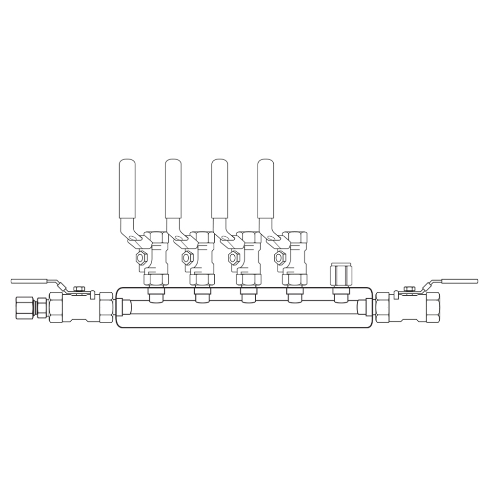 M3044032 Manifolds Stainless Steel Single Sided
