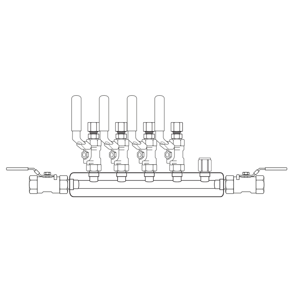 M3044312 Manifolds Stainless Steel Single Sided