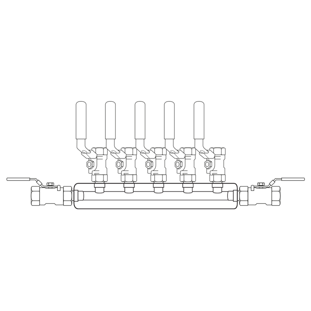 M3054012 Manifolds Stainless Steel Single Sided