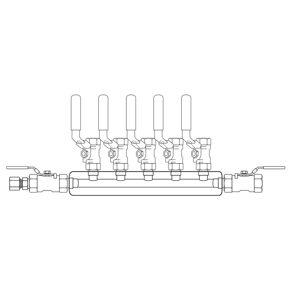 M3054022 Manifolds Stainless Steel Single Sided