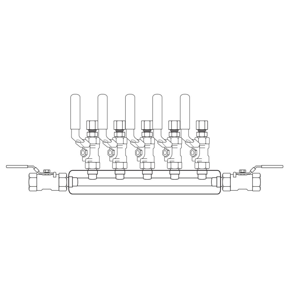 M3054212 Manifolds Stainless Steel Single Sided