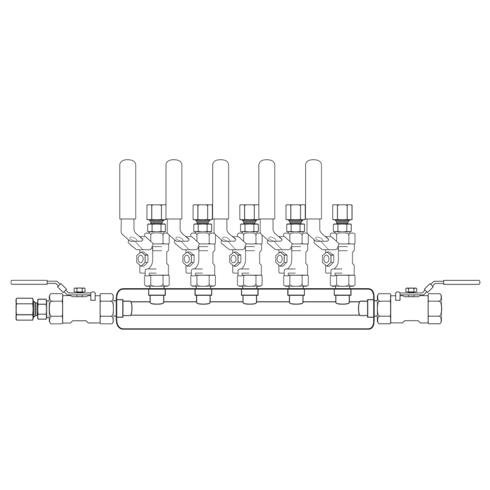 M3054232 Manifolds Stainless Steel Single Sided