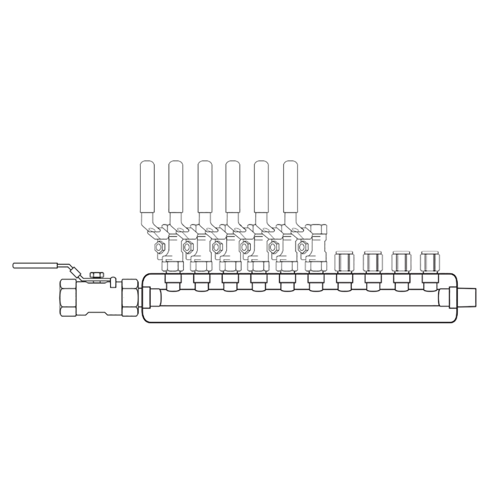 M4064010 Manifolds Stainless Steel Single Sided