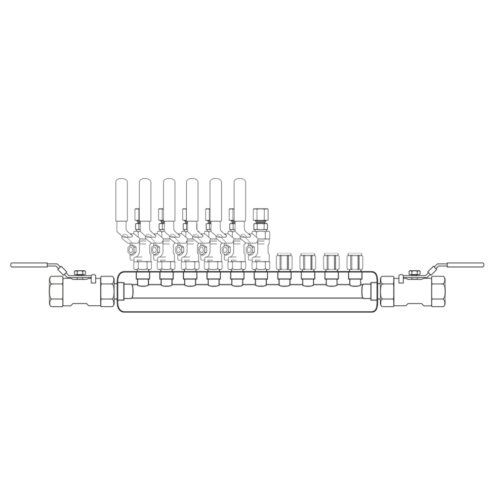 M4064112 Manifolds Stainless Steel Single Sided