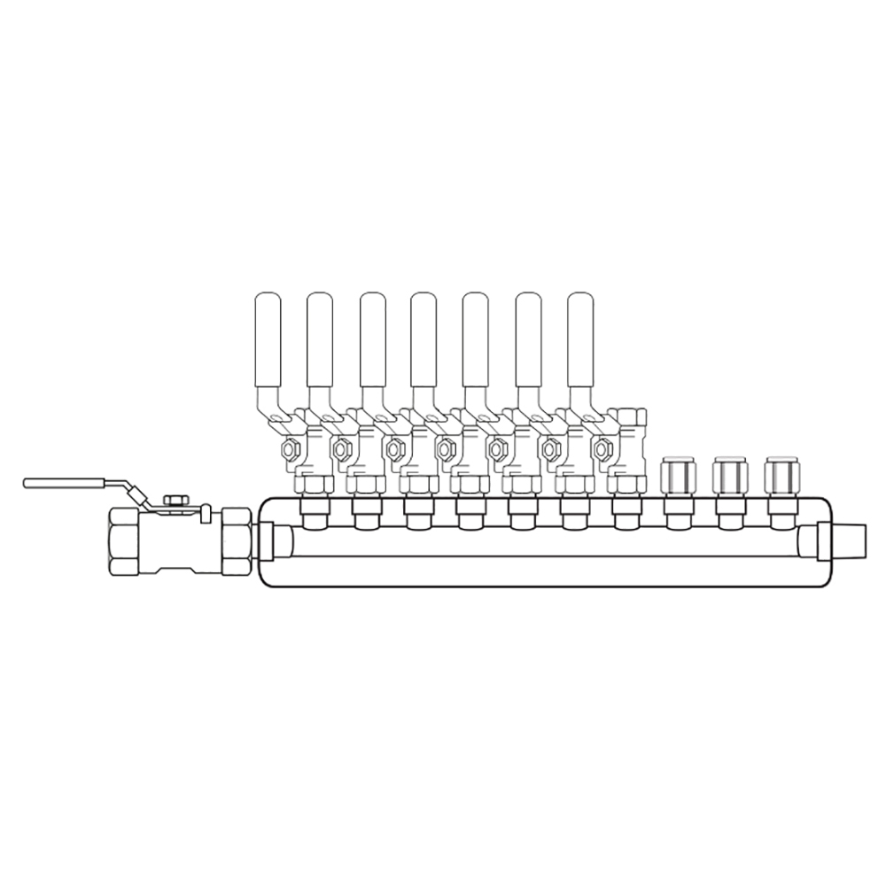 M4074010 Manifolds Stainless Steel Single Sided