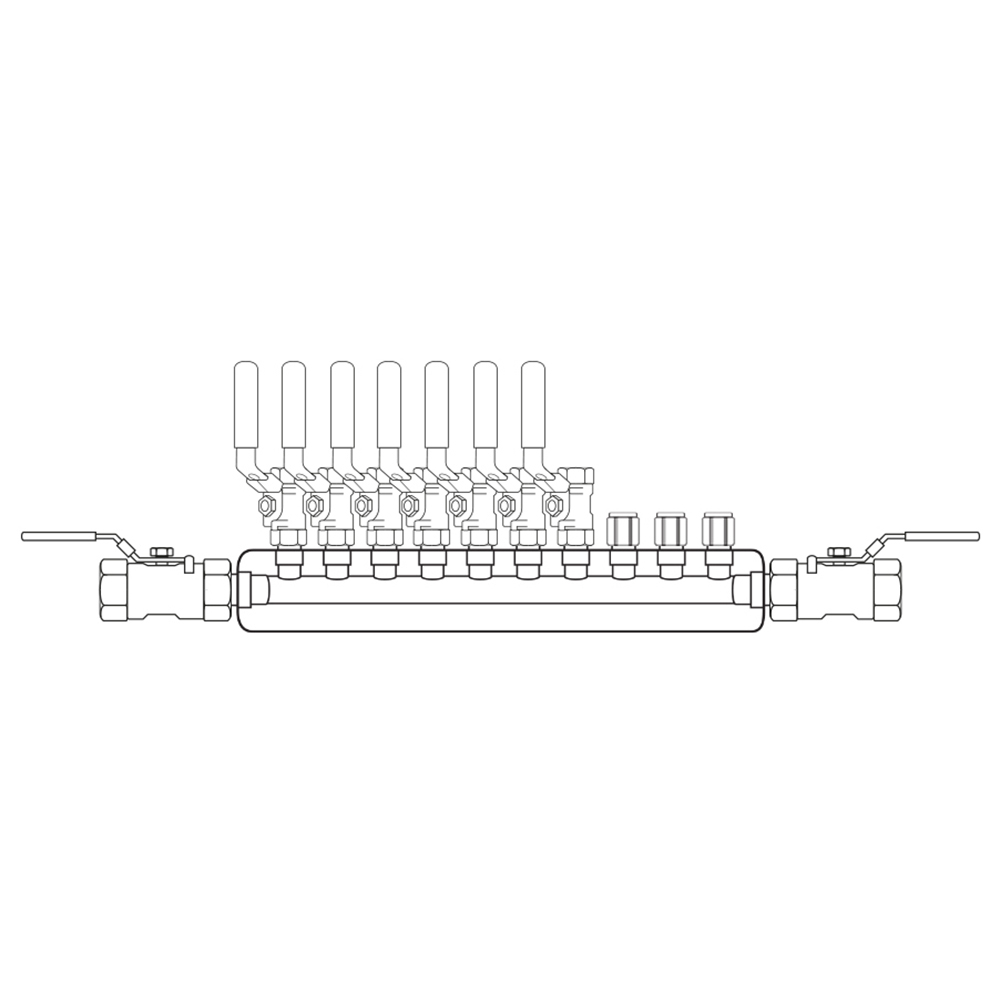 M4074012 Manifolds Stainless Steel Single Sided