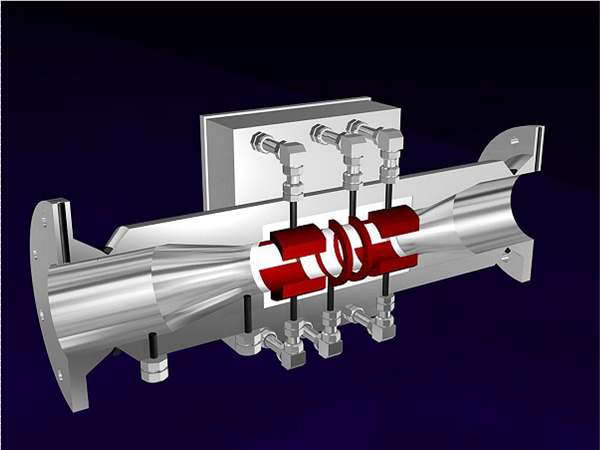 Venturi differential pressure flowmeter for multiphase wellhead flow measurement.