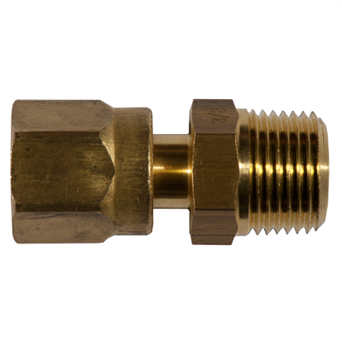 Adapter Adj. Female/Male 6mm_R1/4  Brass 41625-A6-1/4 (PreAss.)