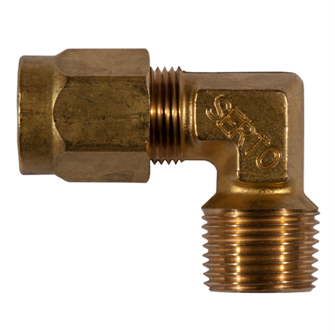 Elbow Union Tube/Male 4mm_M10x1  Brass 42421-4-M10x1 K
