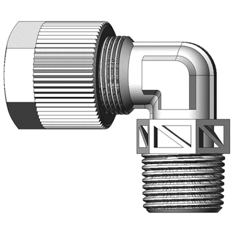 18033600 Male adaptor elbow union (R) Serto Elbow adaptor fittings/unions