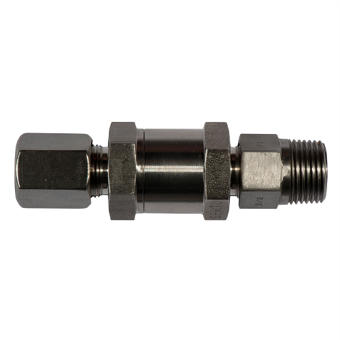 23042300 Check Valves Pressure - Tube/Thread Serto Check valves with an opening pressure of 0,2  or 1 Bar