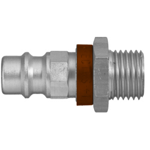 45136400 Nipple - Straight-through - Male Thread Nipple Straight through - coded systems/ Rectukey.  The mechanical coding of the coupling and plug offers a  guarantee for avoiding mix-ups between media when coupling, which is complemented by the color coding of the anodised sleeves. Double shut-off version available on request.