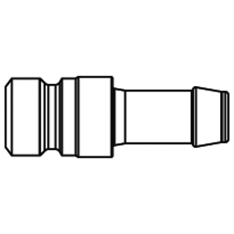 45671935 Nipple - Single Shut-off - Hose Barb Single shut-off nipples/ plugs work without valve in the nipple. The flow is stalled when the connection is broken. ( Rectus SF serie)