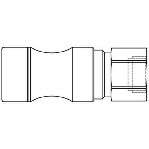 47810800 Coupling - Dry Break - Female Thread Rectus double shut-off quick couplings with flatsealing or dry-break system for leak-free design. (KL series). On the coupling and plug, our leak-free coupling systems have valves that build up no dead-space volume. As such, when the connection is broken, no drops of the medium being channelled are able to escape. This variant is especially suitable for transporting aggressive media or in sensitive environments like in cleanrooms.