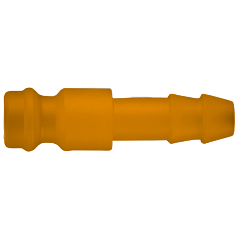 48964120 Nipple - Straight-through - Hose Barb Nipple Straight through - coded systems/ Rectukey.  The mechanical coding of the coupling and plug offers a  guarantee for avoiding mix-ups between media when coupling, which is complemented by the color coding of the anodised sleeves. Double shut-off version available on request.