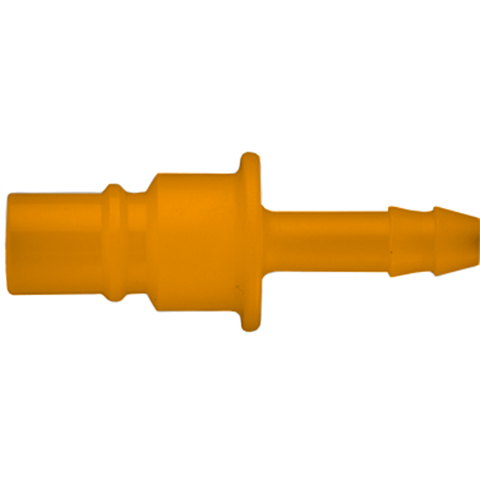 48989305 Nipple - Straight-through - Hose Barb Nipple Straight through - coded systems/ Rectukey.  The mechanical coding of the coupling and plug offers a  guarantee for avoiding mix-ups between media when coupling, which is complemented by the color coding of the anodised sleeves. Double shut-off version available on request.