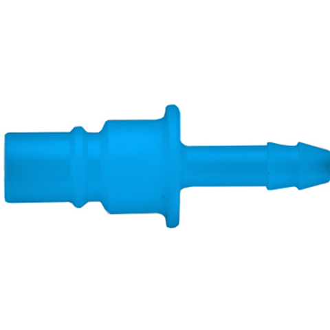 48989315 Nipple - Straight-through - Hose Barb Nipple Straight through - coded systems/ Rectukey.  The mechanical coding of the coupling and plug offers a  guarantee for avoiding mix-ups between media when coupling, which is complemented by the color coding of the anodised sleeves. Double shut-off version available on request.