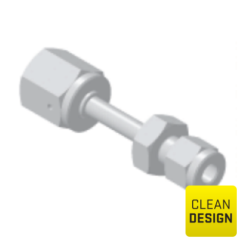 94206653 Union - Double Union -  Reducing UHP unions  in low sulfur or standard SS316L stainless steel are internal or/and external electropolished and packed in a class 10 cleanroom.