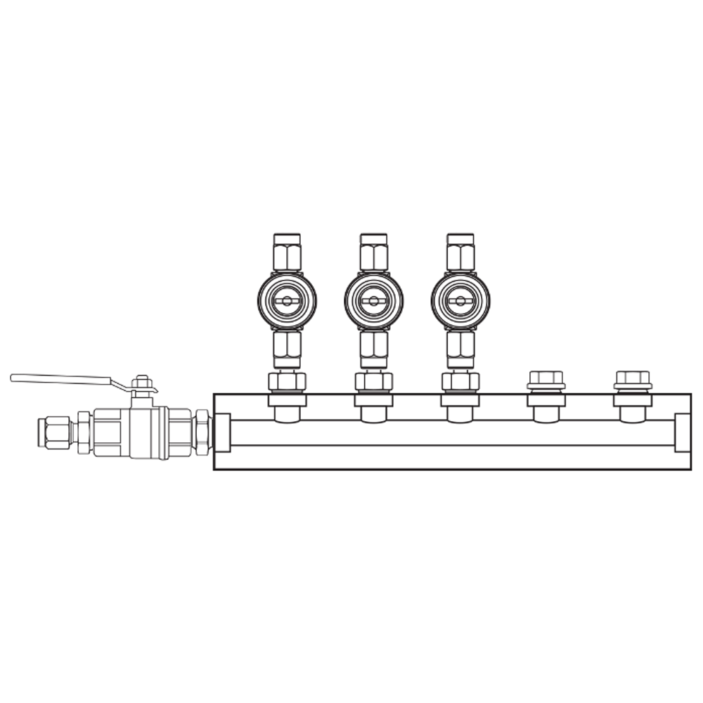 M1033050 Manifolds Brass