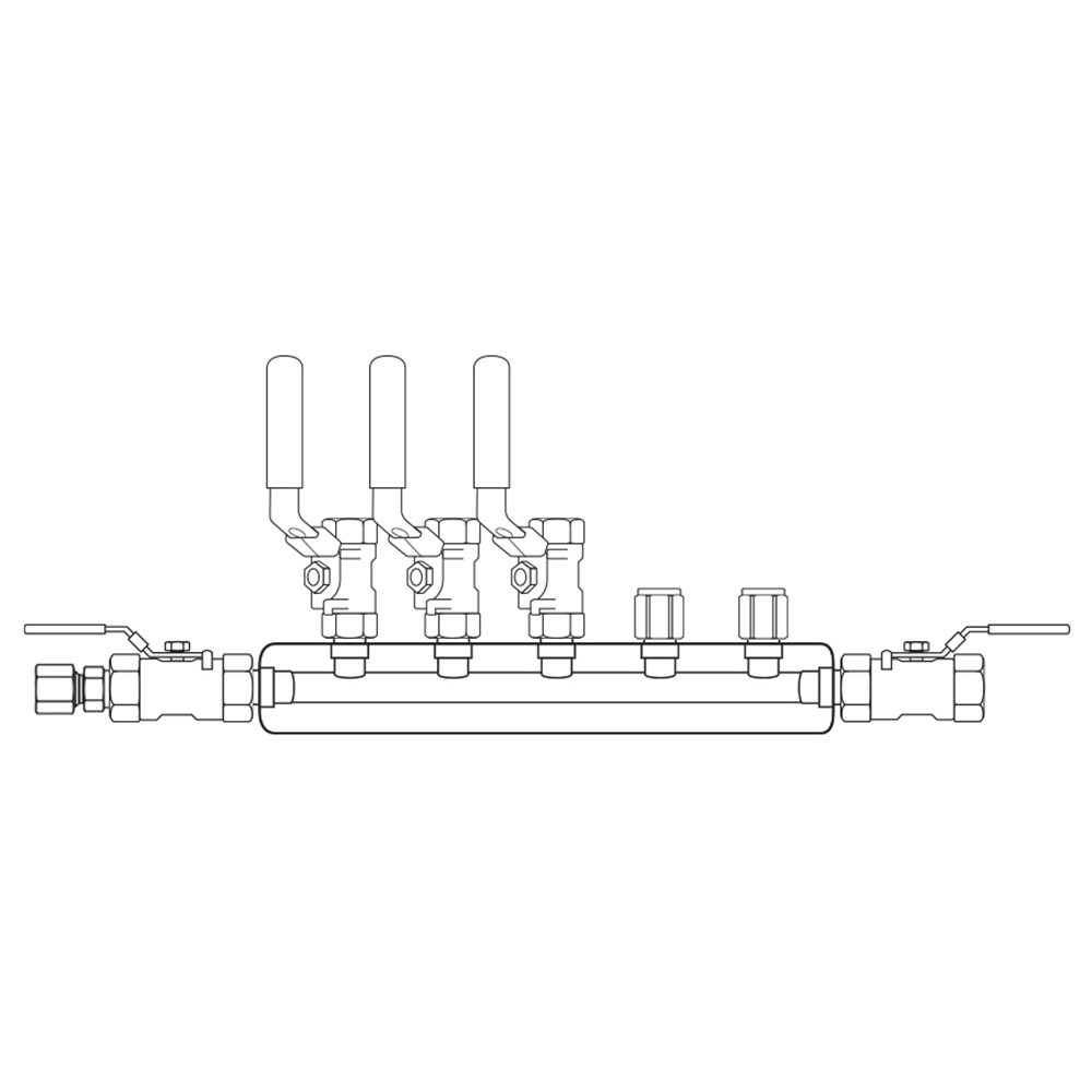 M3034032 Manifolds Stainless Steel Single Sided