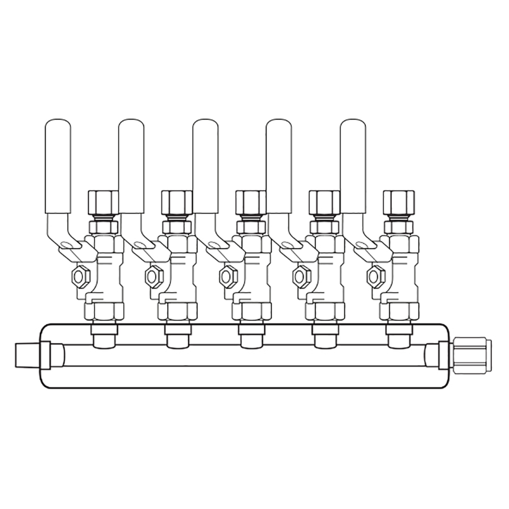 M3054101 Manifolds Stainless Steel Single Sided