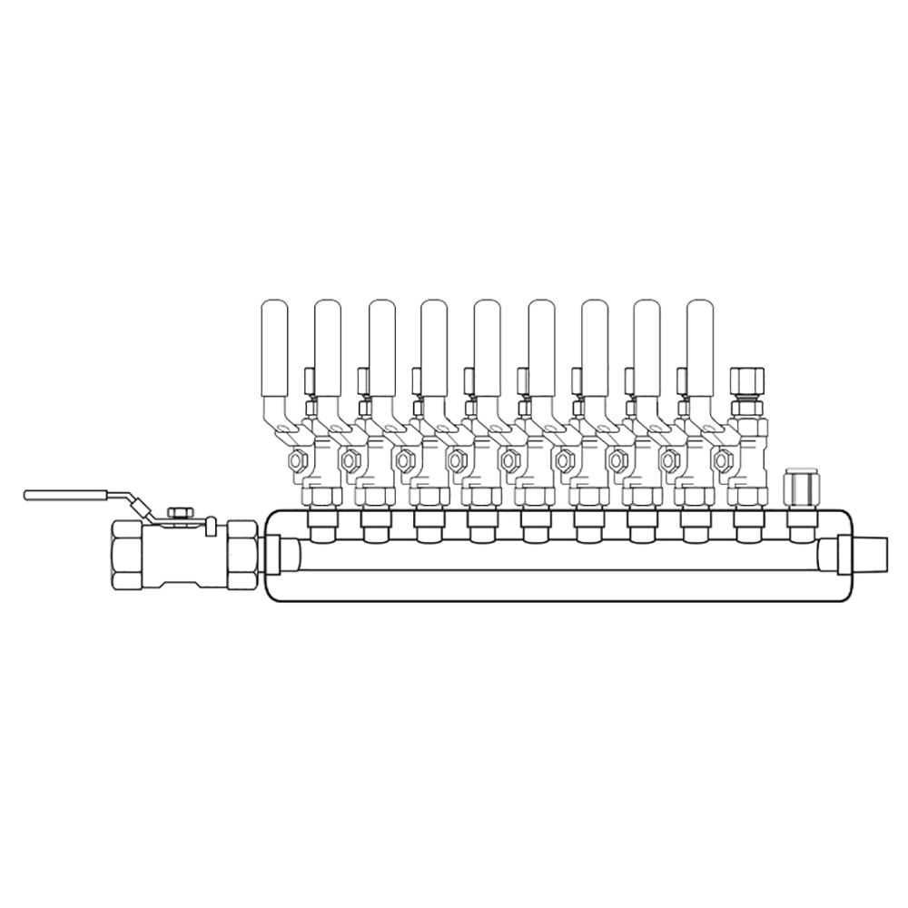 M3094110 Manifolds Stainless Steel Single Sided