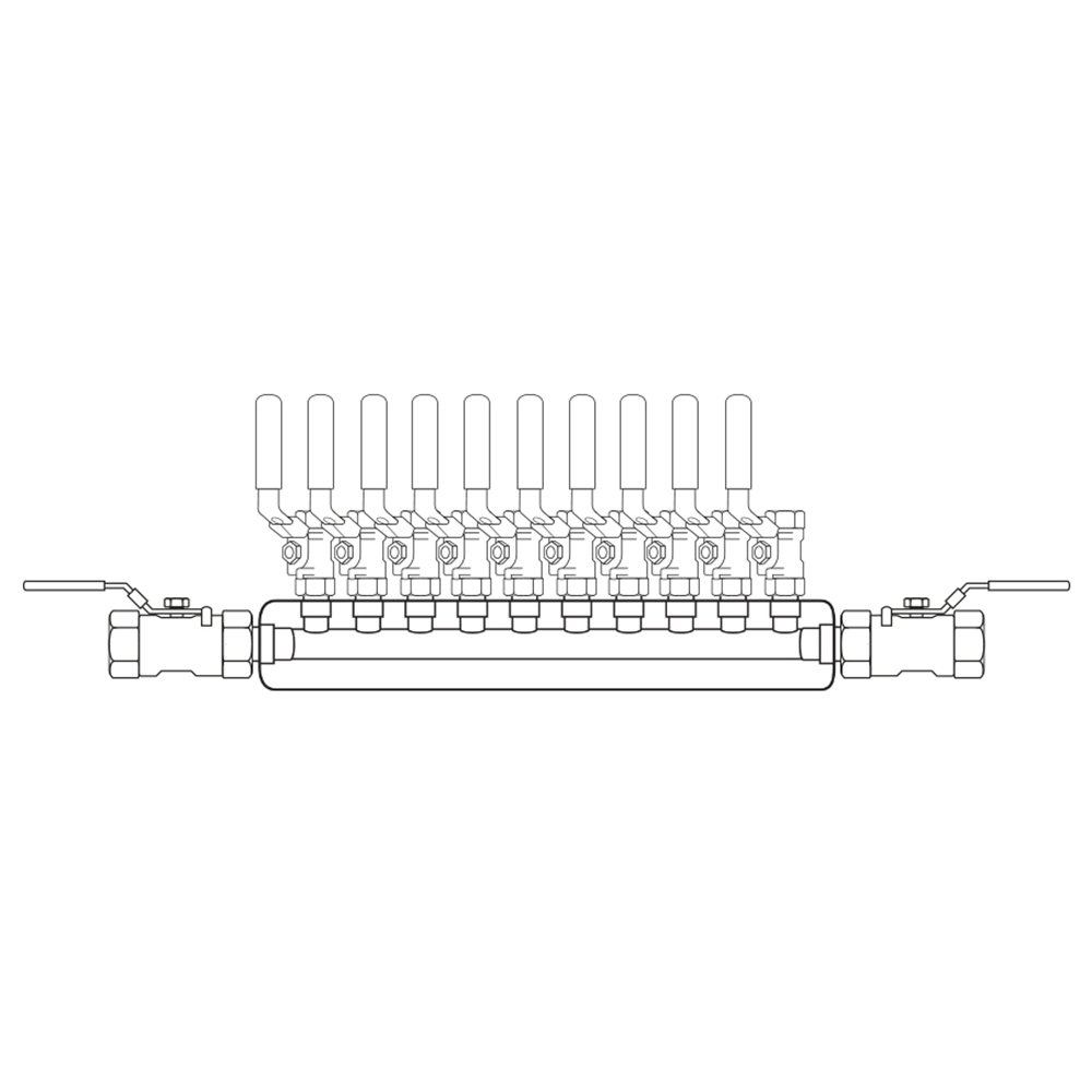 M3104012 Manifolds Stainless Steel Single Sided