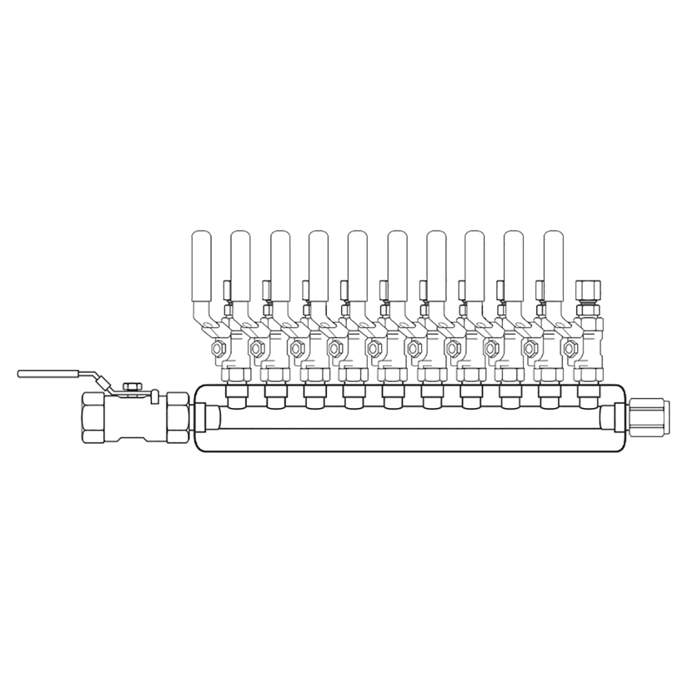 M3104111 Manifolds Stainless Steel Single Sided