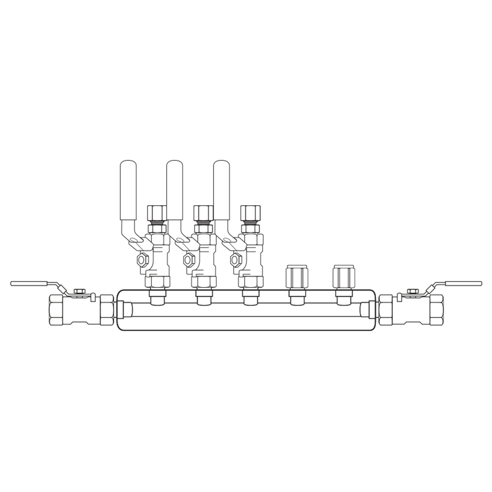 M4034112 Manifolds Stainless Steel Single Sided