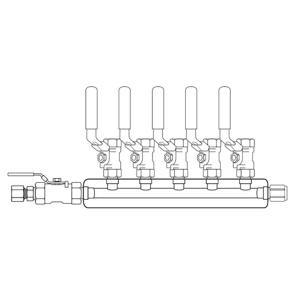 M4054031 Manifolds Stainless Steel Single Sided