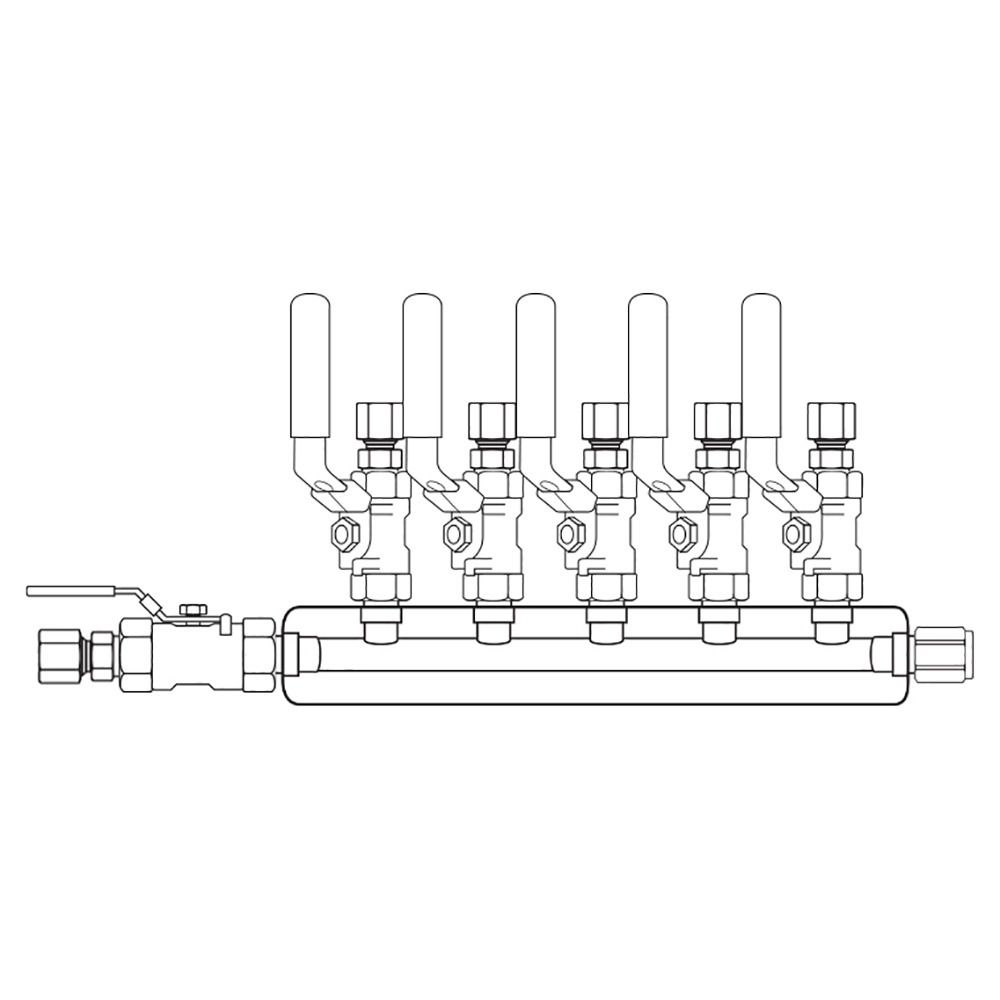 M4054121 Manifolds Stainless Steel Single Sided