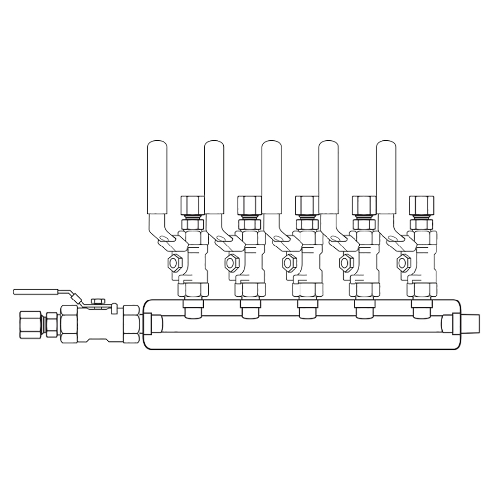 M4054330 Manifolds Stainless Steel Single Sided