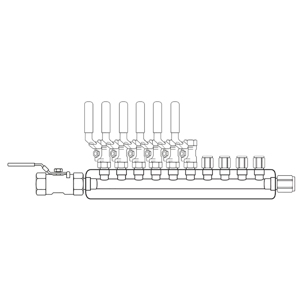 M4064011 Manifolds Stainless Steel Single Sided