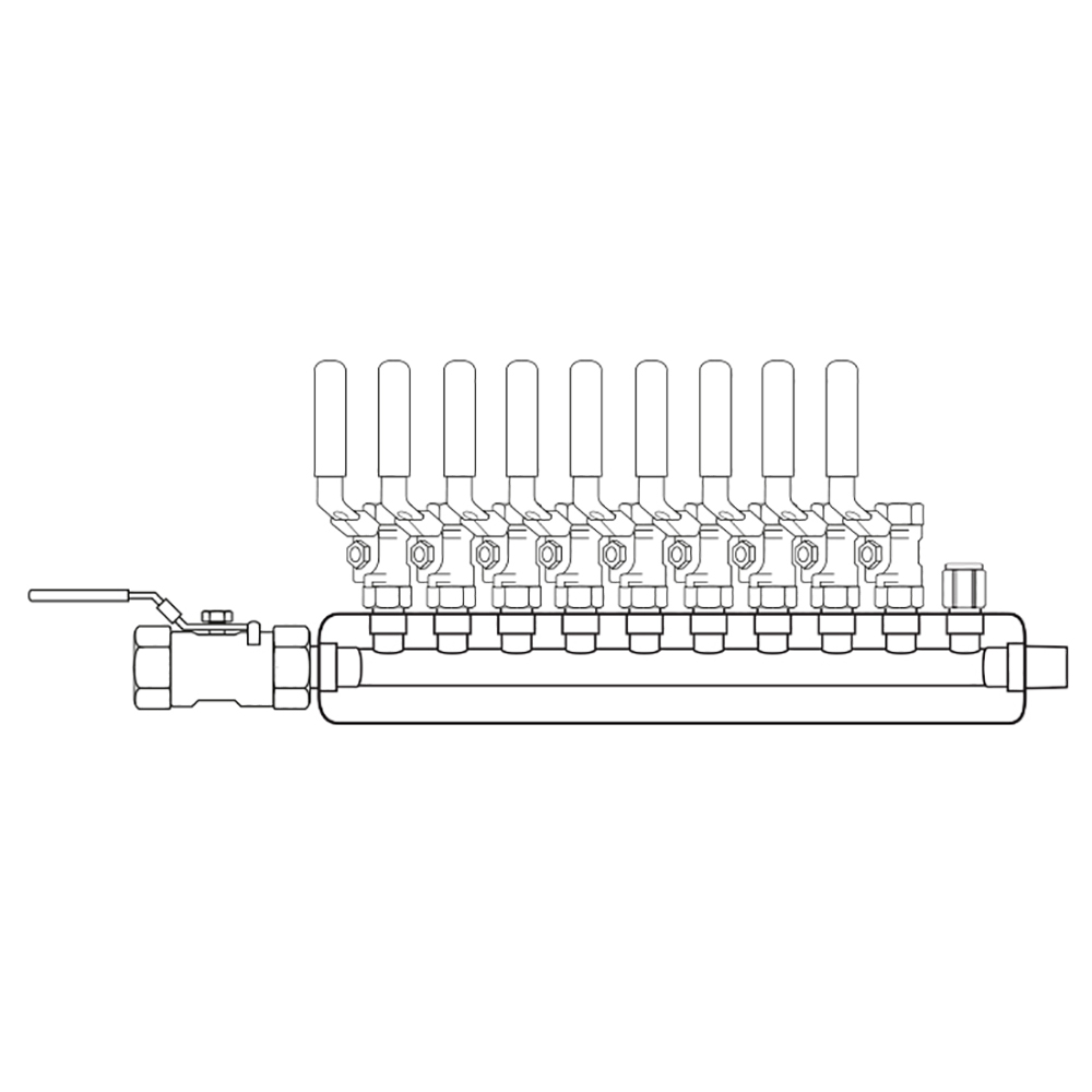 M4094010 Manifolds Stainless Steel Single Sided