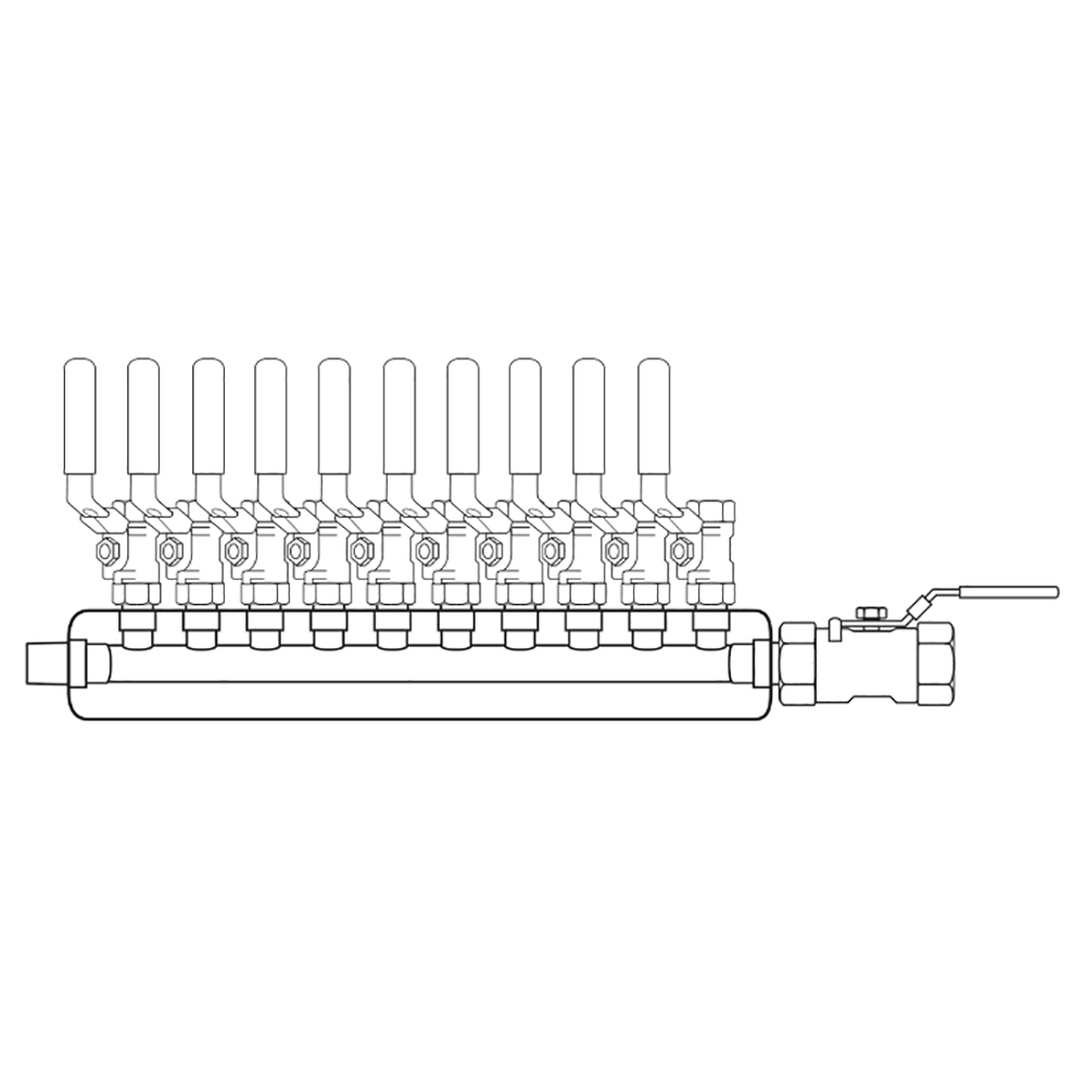 M4104002 Manifolds Stainless Steel Single Sided