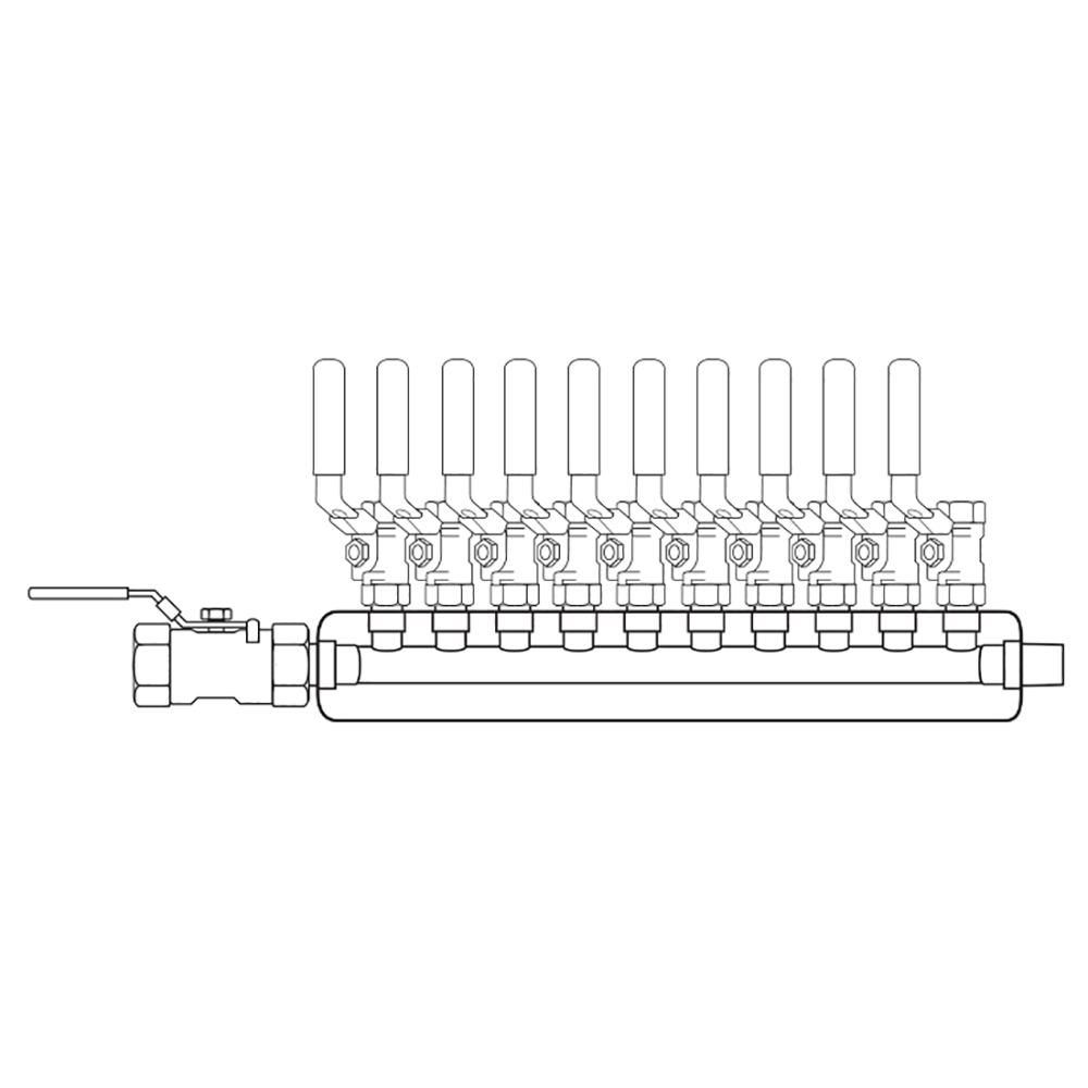 M4104010 Manifolds Stainless Steel Single Sided