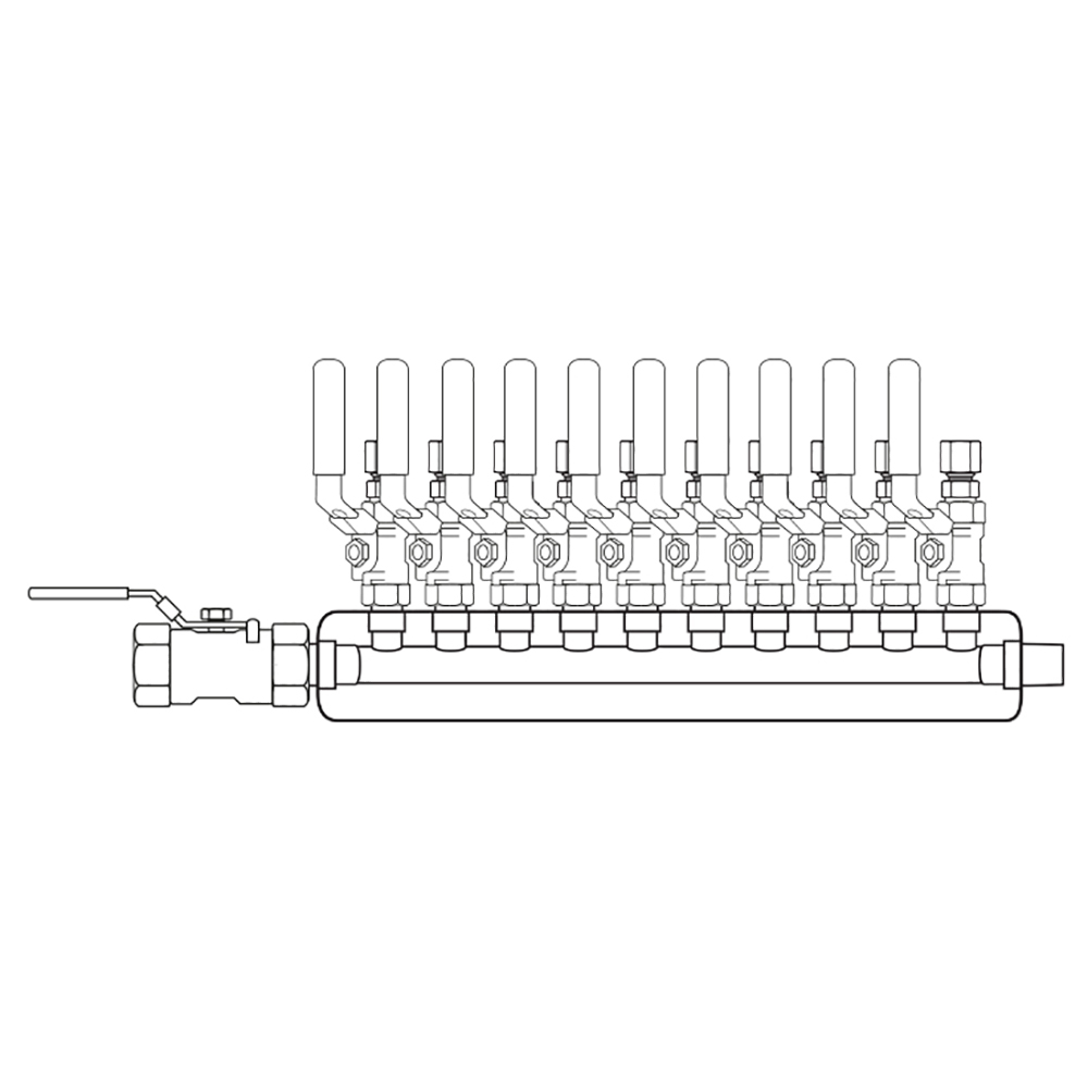 M4104110 Manifolds Stainless Steel Single Sided